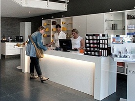 Toonbank allure met winkelbalie wit